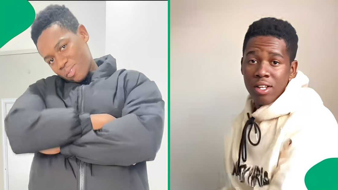 A TikTok video shows a student unveiling his shower controller system. A TikTok video shows a student unveiling his shower controller system.
