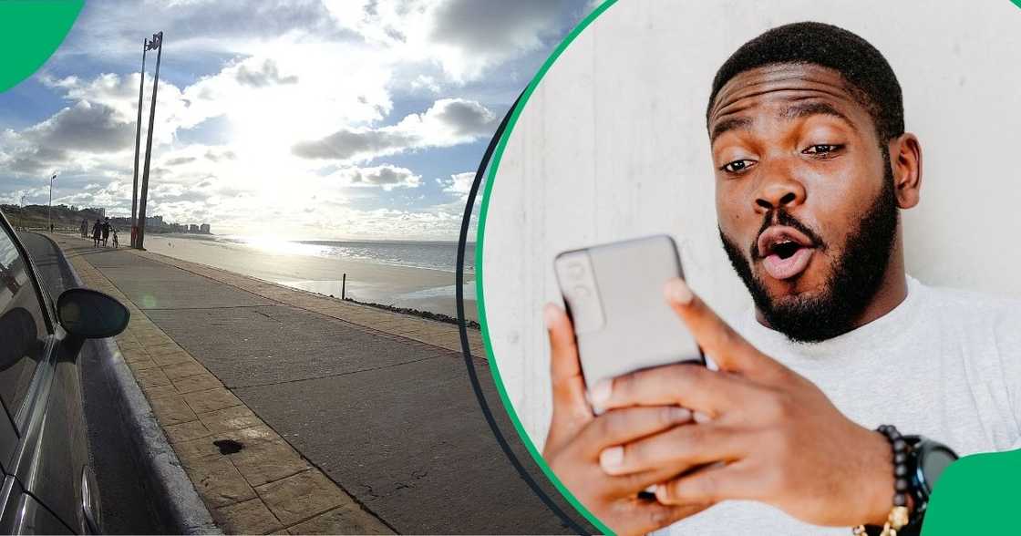 Vehicle caught in the surf on beach in Gqeberha in viral video