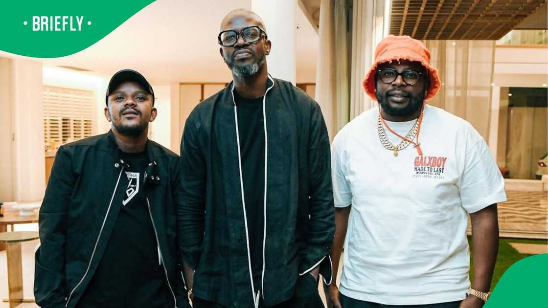 Kabza De Small and DJ Maphorisa with DJ Black Coffee Kabza De Small and DJ Maphorisa with DJ Black Coffee