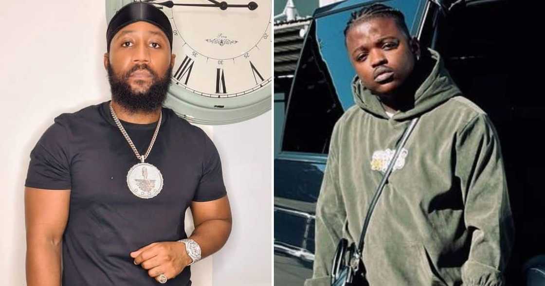 Cassper Nyovest and Focalistic Cassper Nyovest and Focalistic