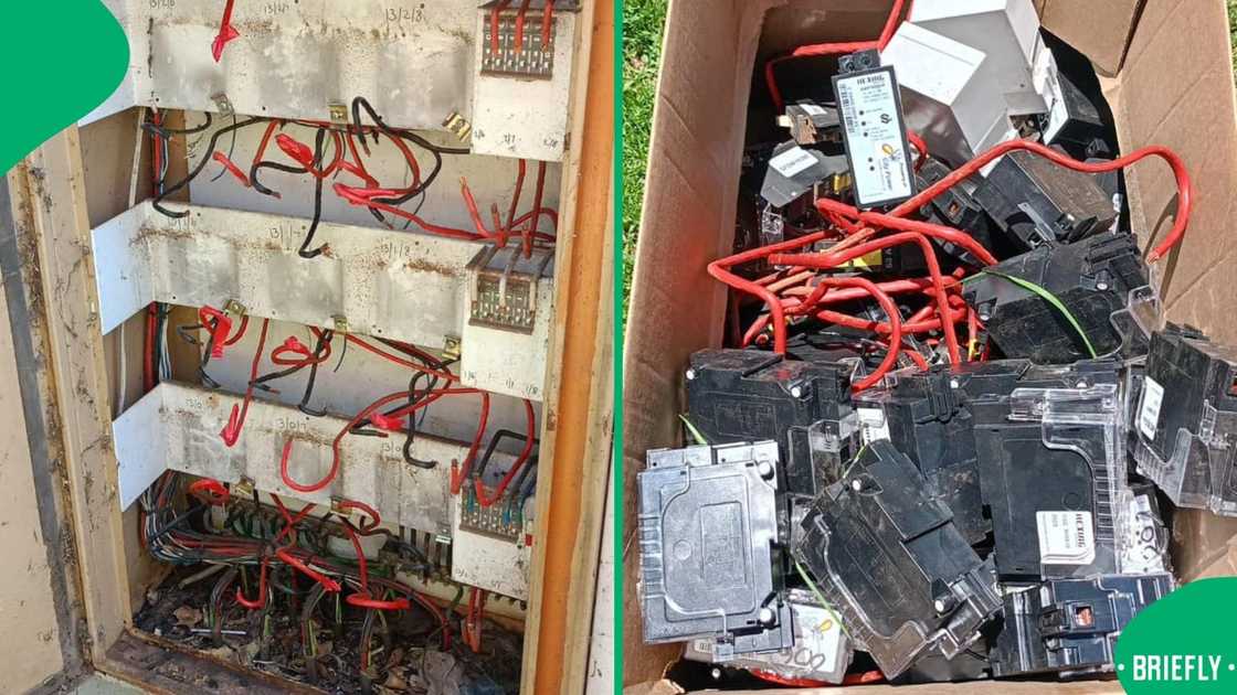 City Power removed meters and circuit breakers City Power removed meters and circuit breakers