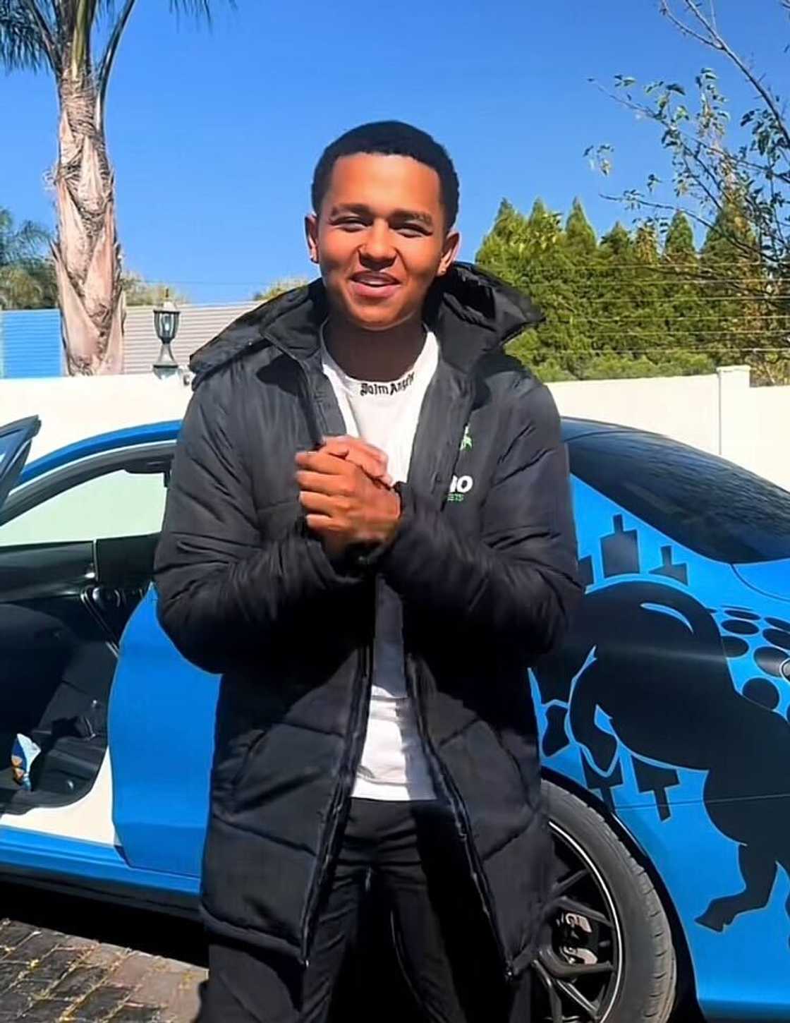 A South African influencer was emotional as he apologized for promoting a Russian program. A South African influencer was emotional as he apologized for promoting a Russian program.