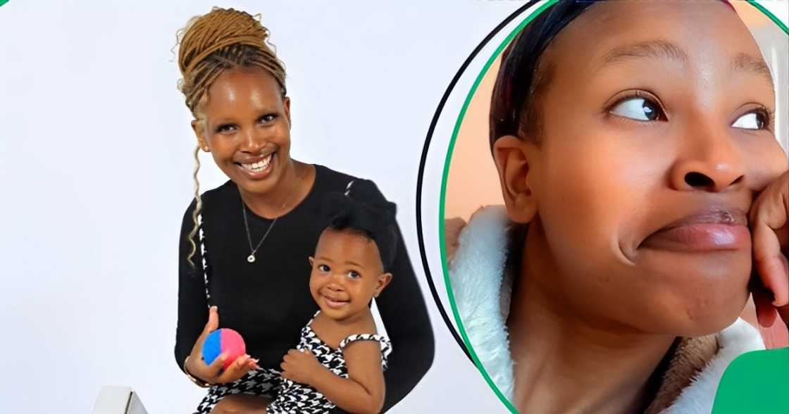 A lady broke down over unemployment A lady broke down over unemployment