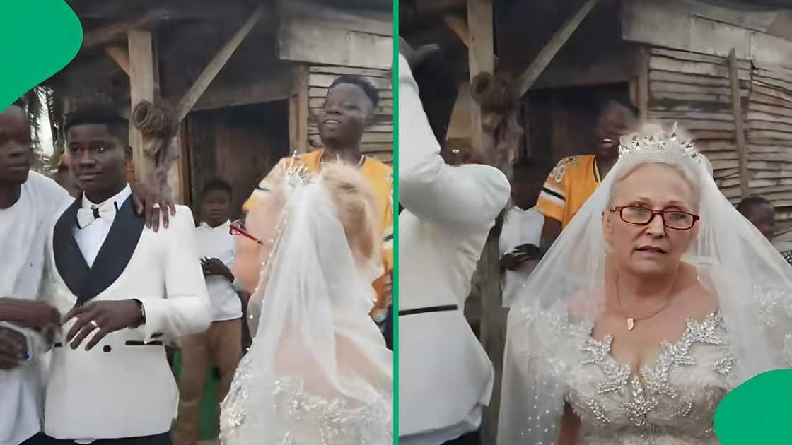 A wedding video got tongues wagging on TikTok