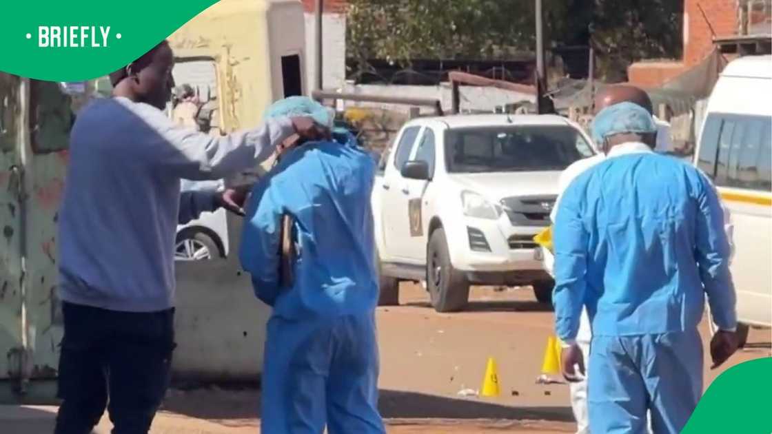 The 54-year-old man was fatally shot at around 13:10 on Friday The 54-year-old man was fatally shot at around 13:10 on Friday