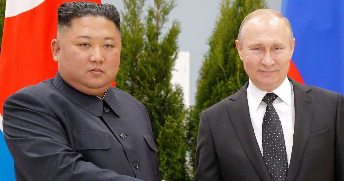 vladimir putin and kim jong un