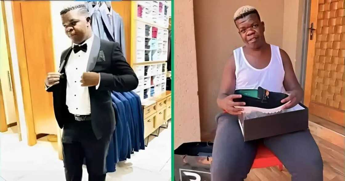 Skomota showed off his dance moves. Skomota showed off his dance moves.