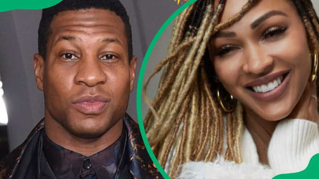 Jonathan Majors and Meagan Good