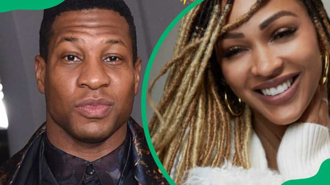 Jonathan Majors and Meagan Good Jonathan Majors and Meagan Good