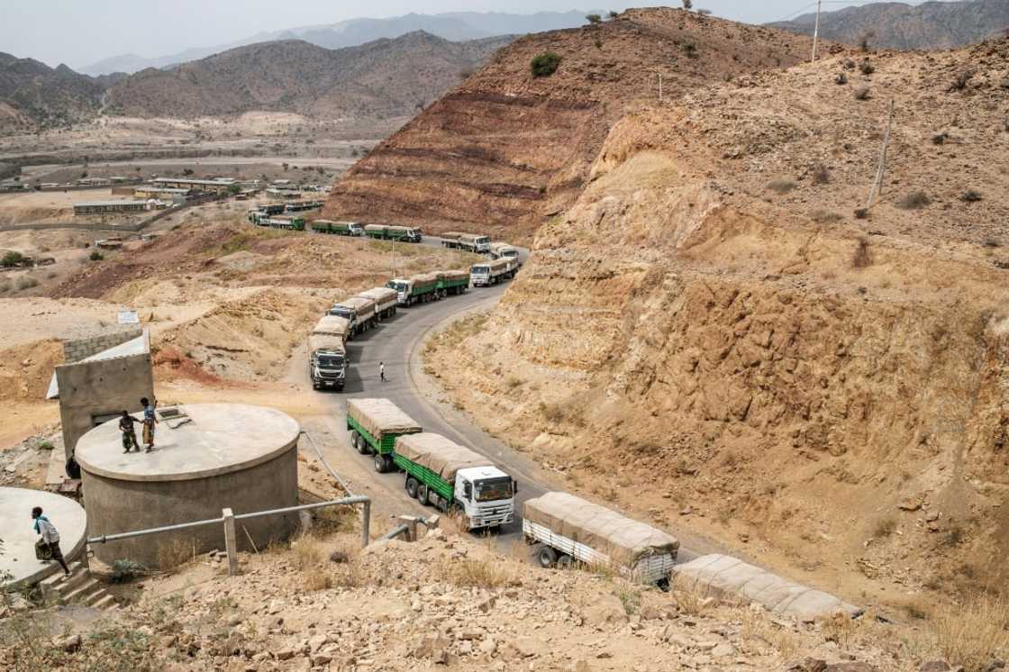 International humanitarian aid convoys resumed to Tigray in April