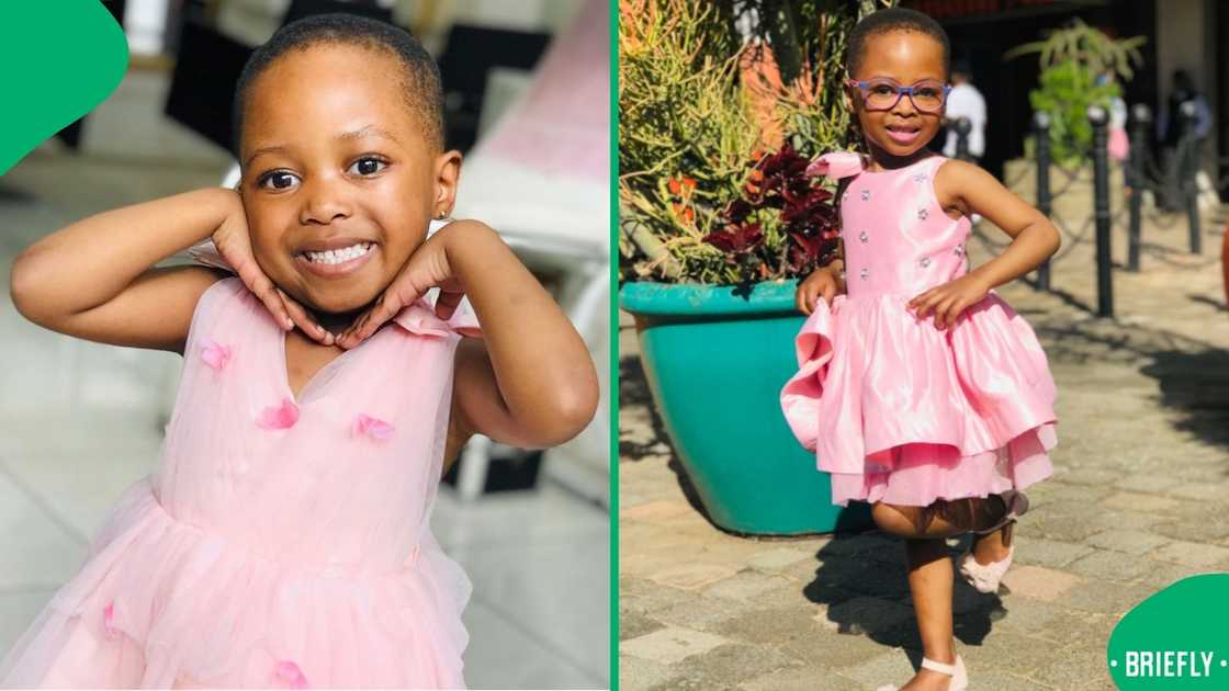 The little girl proved her claim by modelling to show that the skill was genetic The little girl proved her claim by modelling to show that the skill was genetic