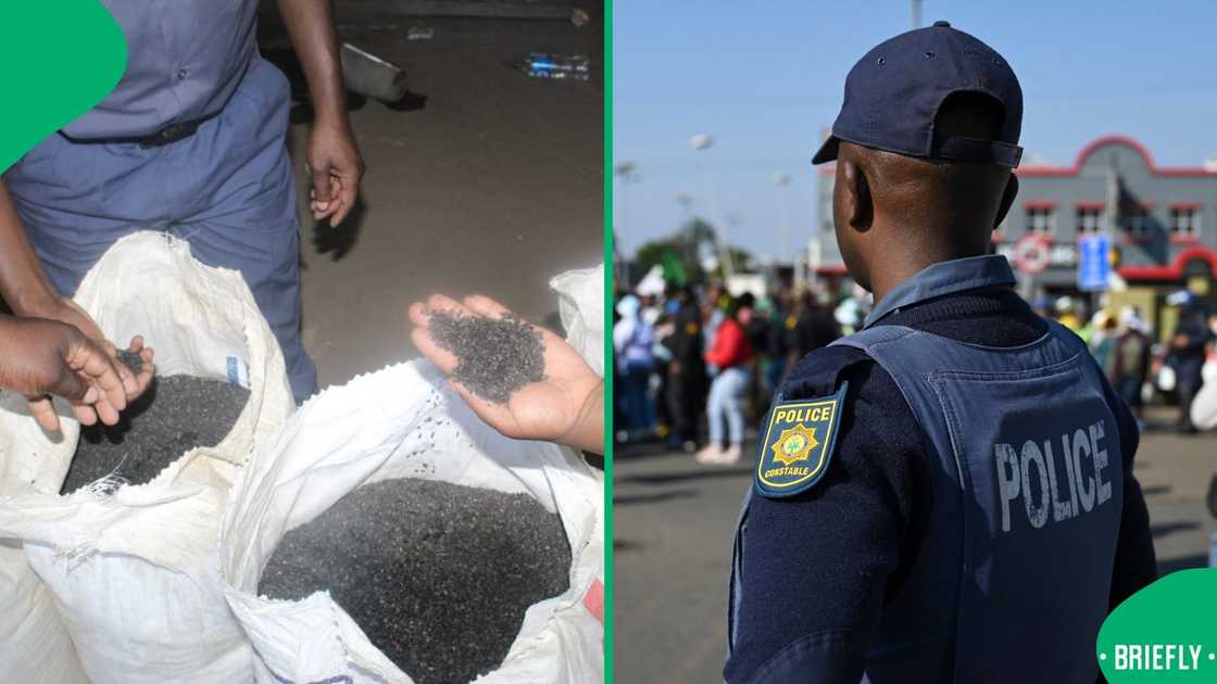 Police seized items used to process gold Police seized items used to process gold