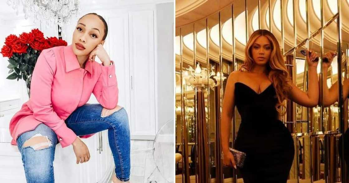 Thando Thabethe watched Beyonce live in concert Thando Thabethe watched Beyonce live in concert