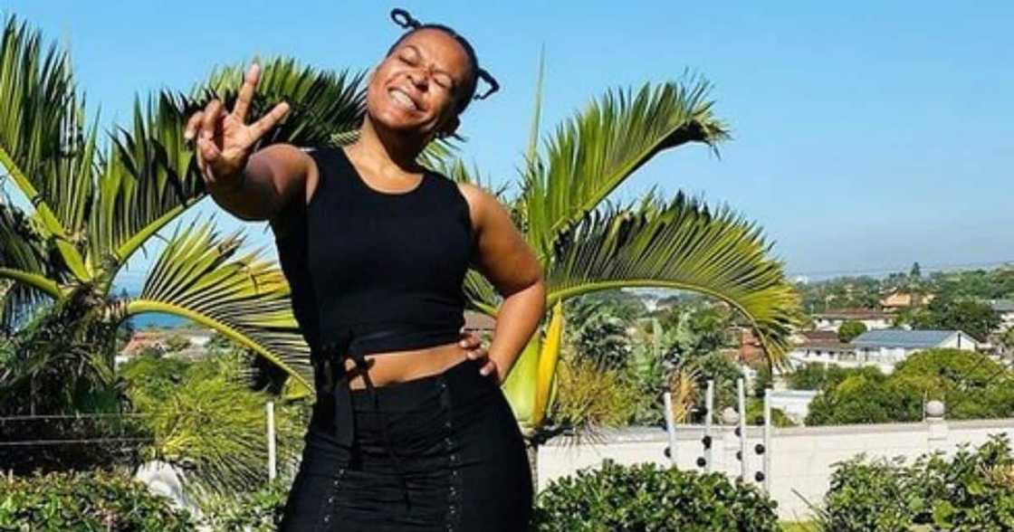 Zodwa Wabantu, out on bail, after arrest, allegedly, breaking lockdown rules