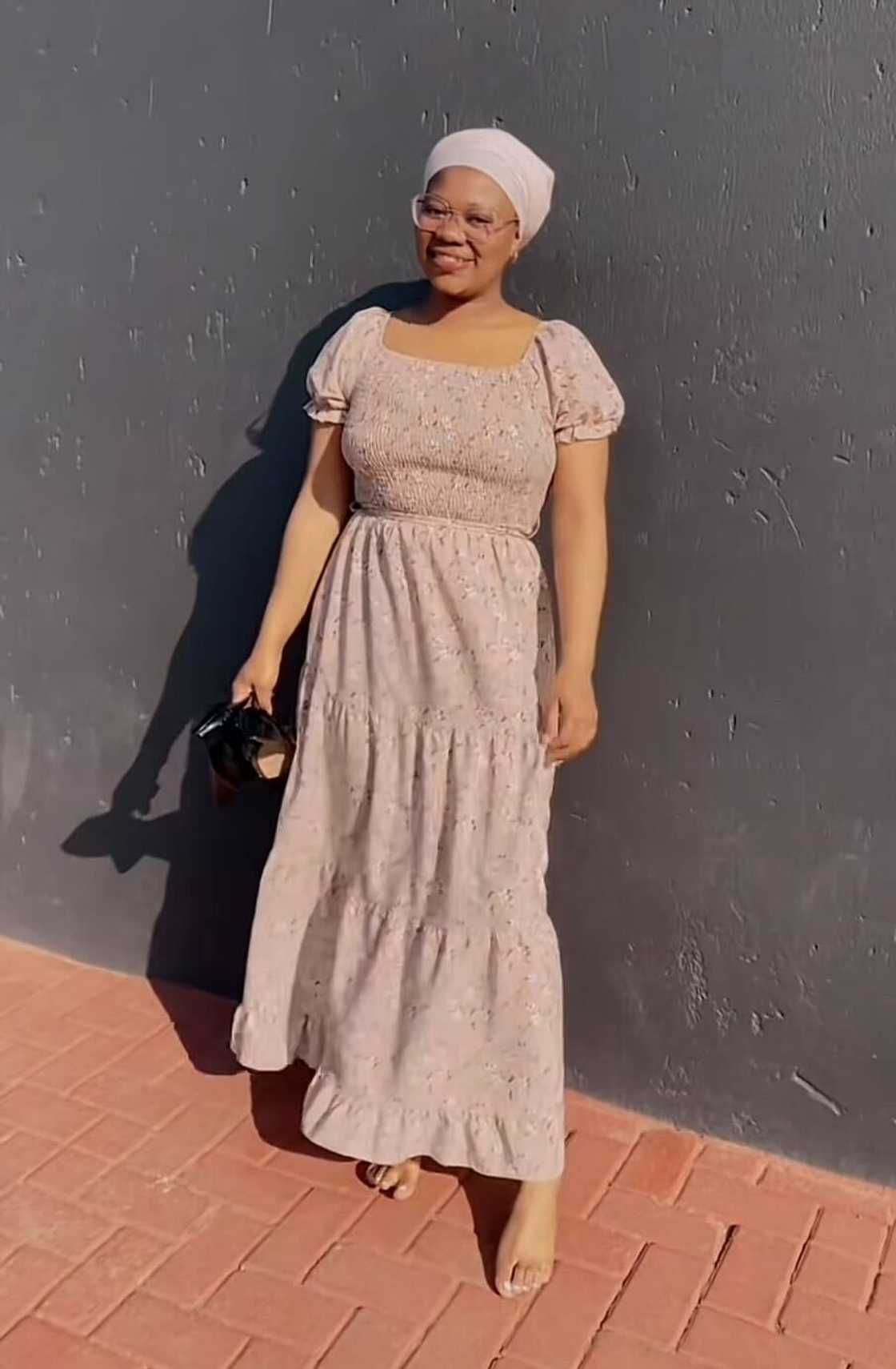 A woman featured stunning gypsy-style linen skirts for summer from Mr Price in a TikTok video.