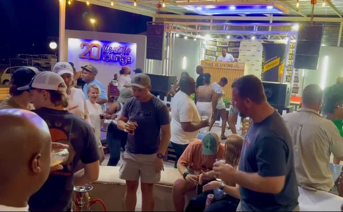 A group of Afrikaners were seen dancing and enjoying themselves at a local groove.