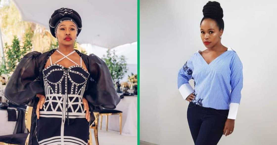 Sindy Dlathu rocks traditional clothes