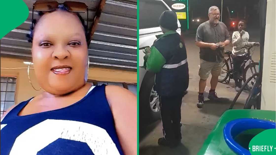 TikTok users were moved by a sincere moment that took place at a BP garage