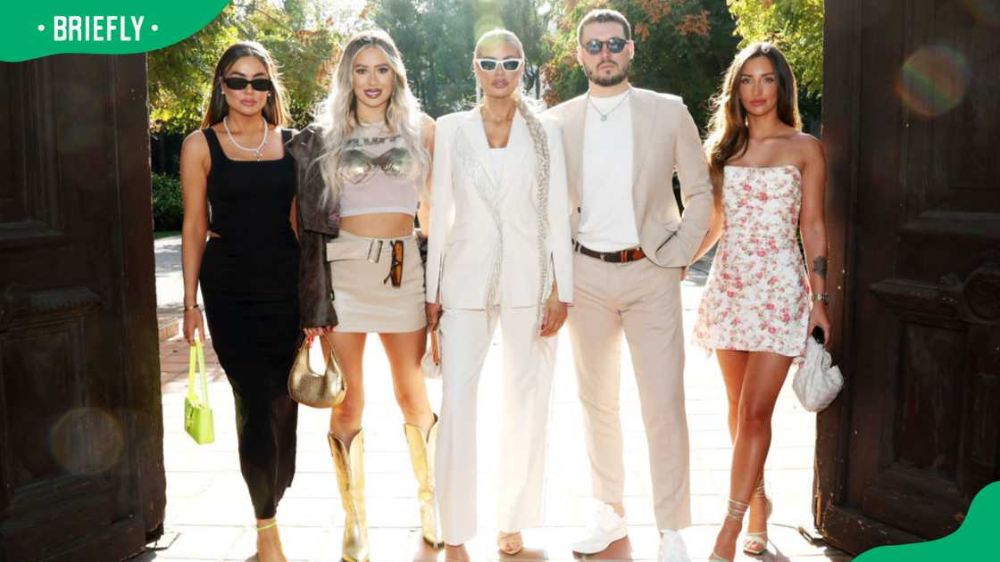 Frankie Sims, Demi Sims, Chloe Sims, Charlie Sims and Georgia Shults (L-R)
