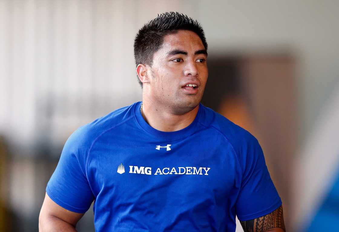 Manti Te'o in Bradenton, Florida Manti Te'o in Bradenton, Florida