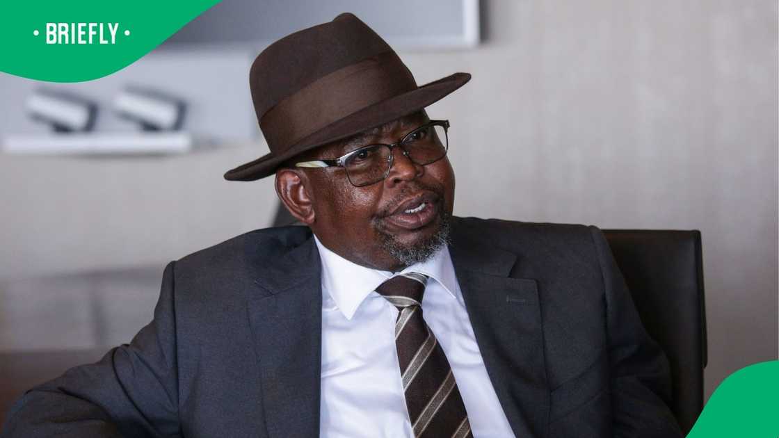 Finance Minister Enoch Godongwana answers questions during an interview. The minister recently cautioned citizens against wasting their pension when the two-pot system takes effect. Finance Minister Enoch Godongwana answers questions during an interview. The minister recently cautioned citizens against wasting their pension when the two-pot system takes effect.