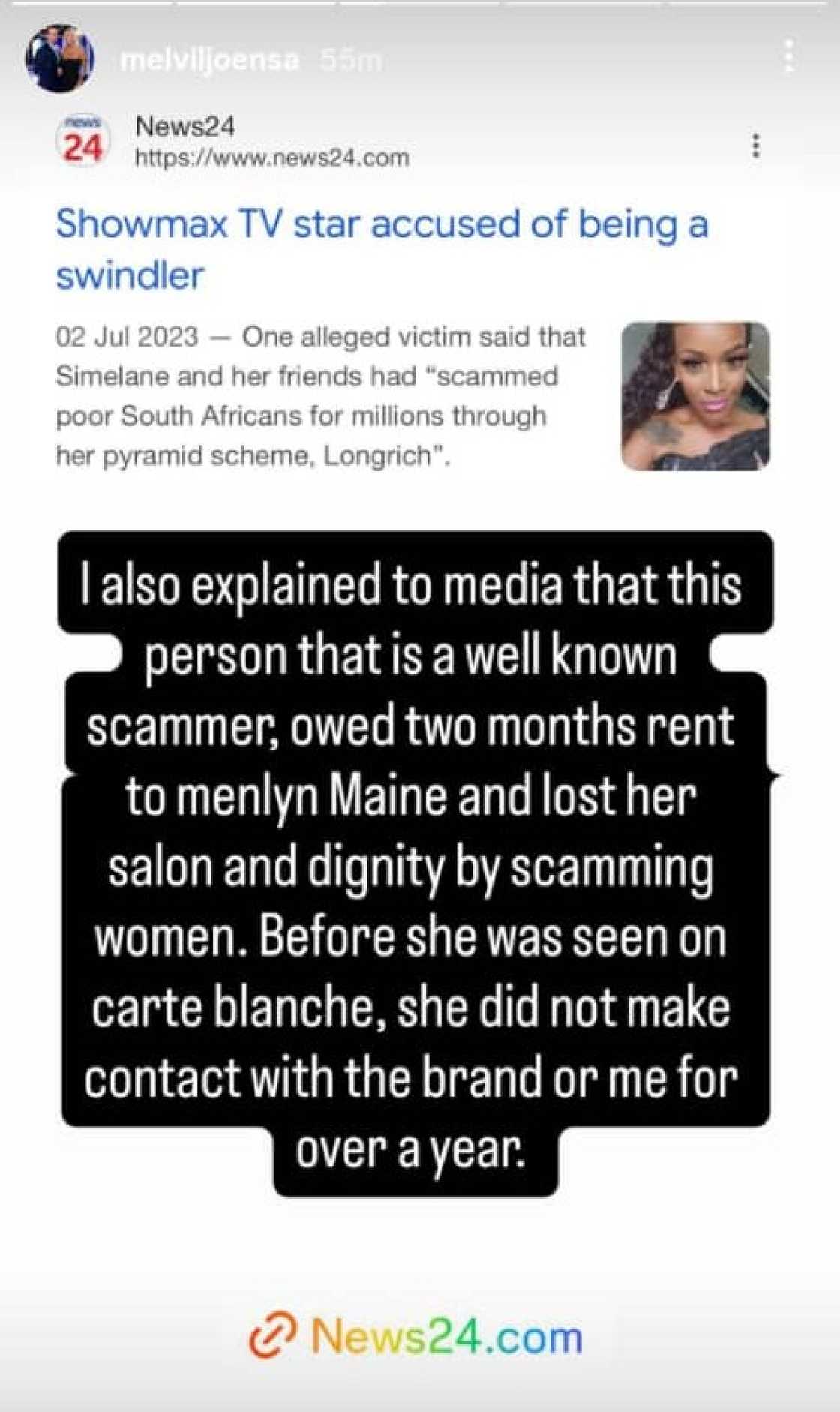 Mel Viljoen makes explosive claims against Happy Simelane amid Tammy Taylor franchise dispute Mel Viljoen makes explosive claims against Happy Simelane amid Tammy Taylor franchise dispute