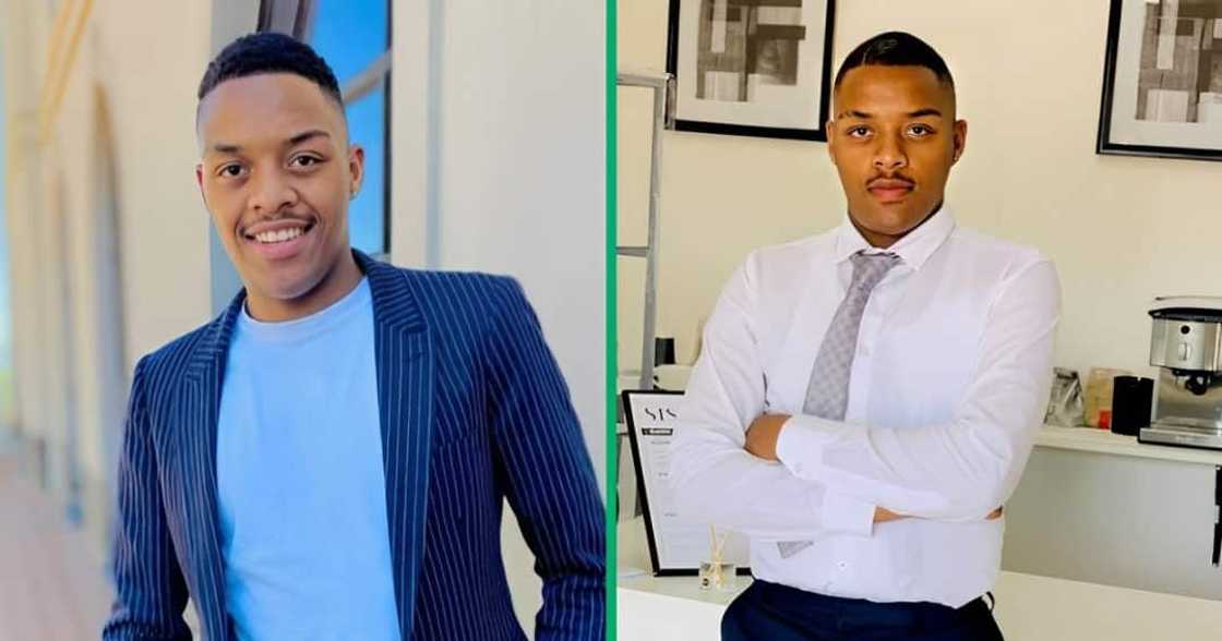 A young South African man took to TikTok to unveil his journey to opening up his shop. A young South African man took to TikTok to unveil his journey to opening up his shop.