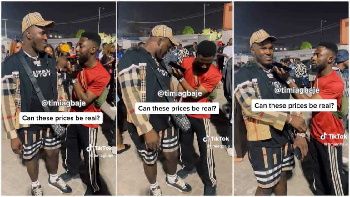 Expensive price of diamond/Nigerian man showed off wealth.