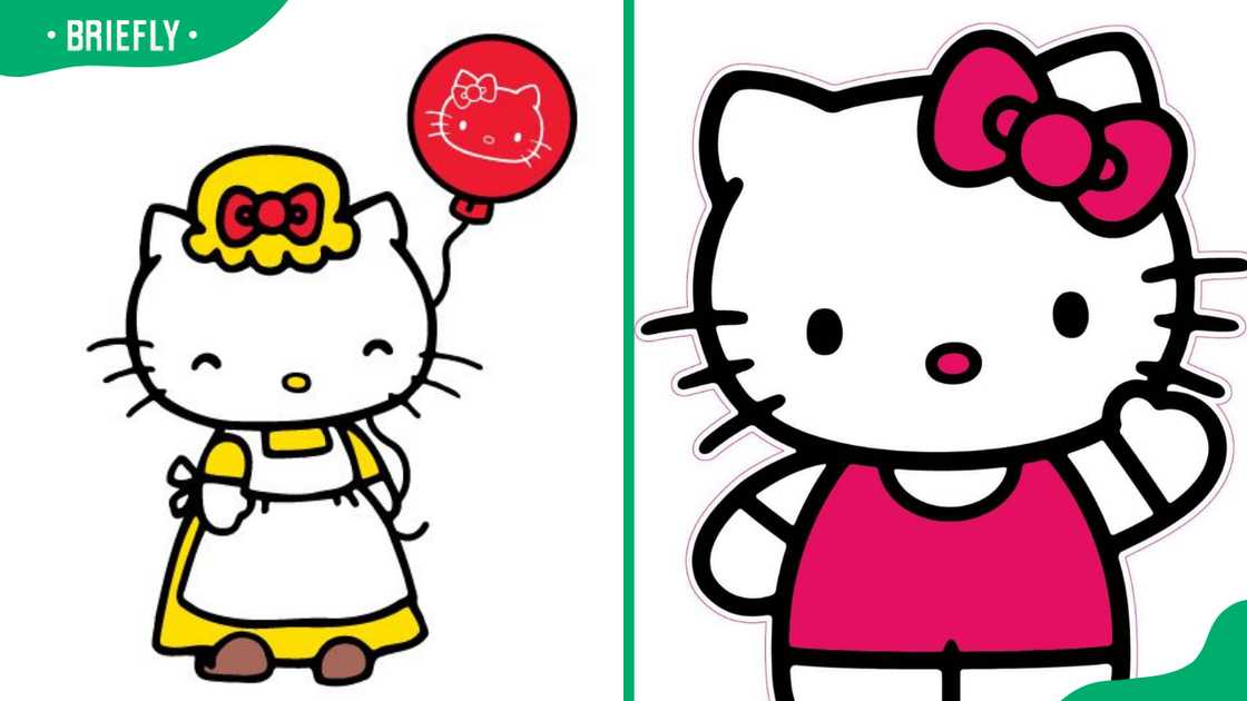 Mary White dressed in a yellow outfit (L). The character wearing a pink outfit (R) Mary White dressed in a yellow outfit (L). The character wearing a pink outfit (R)