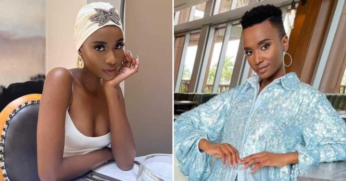 Zozibini Tunzi zip-lined, conquering her fear of heights Zozibini Tunzi zip-lined, conquering her fear of heights