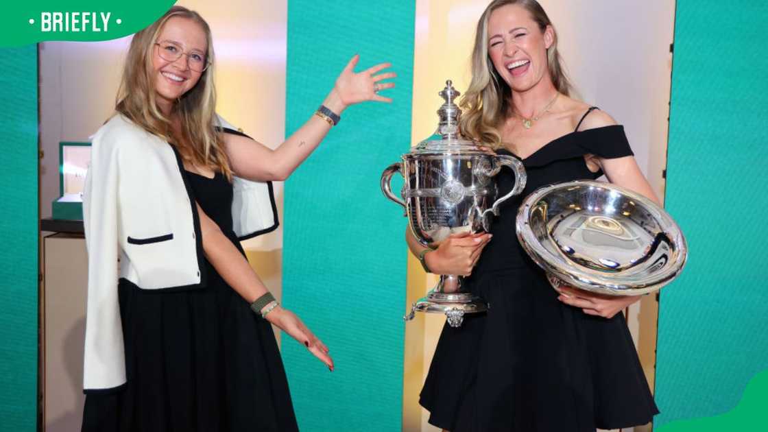 Jessica Korda and Nelly Korda during the 2024 LPGA Rolex Players Awards at Tiburon Golf Club Jessica Korda and Nelly Korda during the 2024 LPGA Rolex Players Awards at Tiburon Golf Club