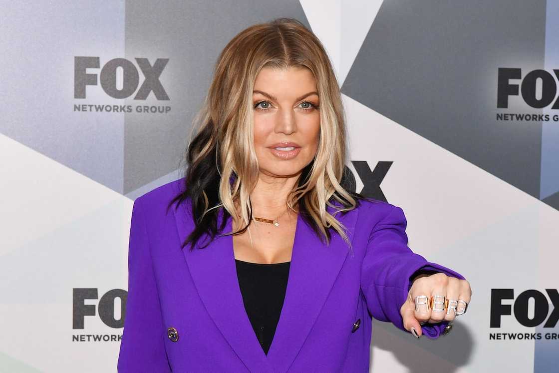 Fergie attends the Fox Network Upfront at Wollman Rink Fergie attends the Fox Network Upfront at Wollman Rink