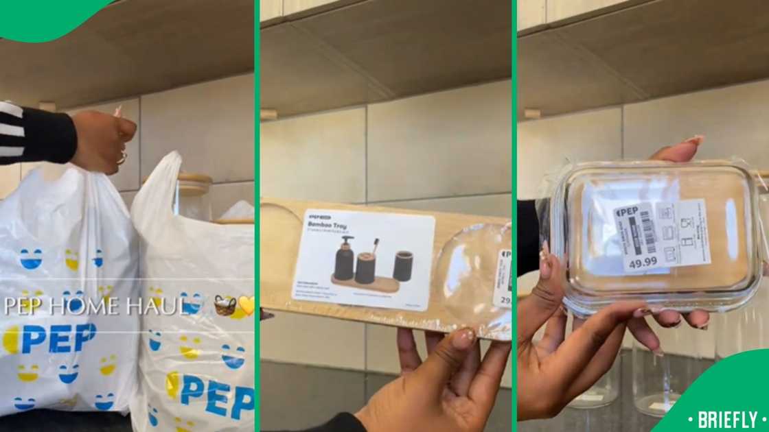 A TikToker's budget Pep Home finds get Mzansi's approval