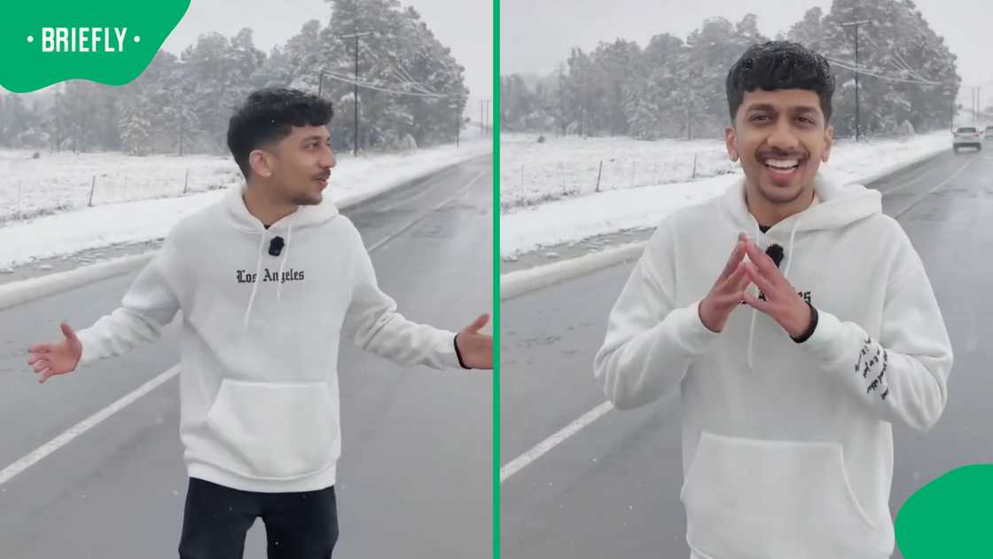 South Africans react to stunning snow-covered mountain road filmed in viral video South Africans react to stunning snow-covered mountain road filmed in viral video