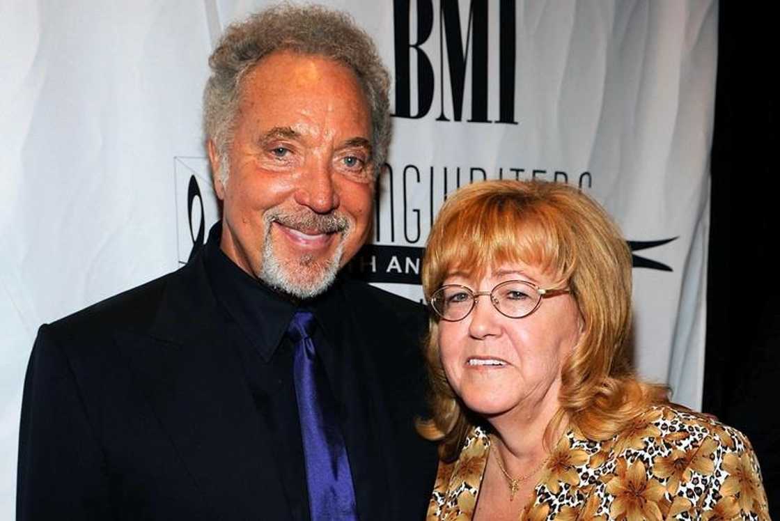 Tom Jones and his wife Melinda