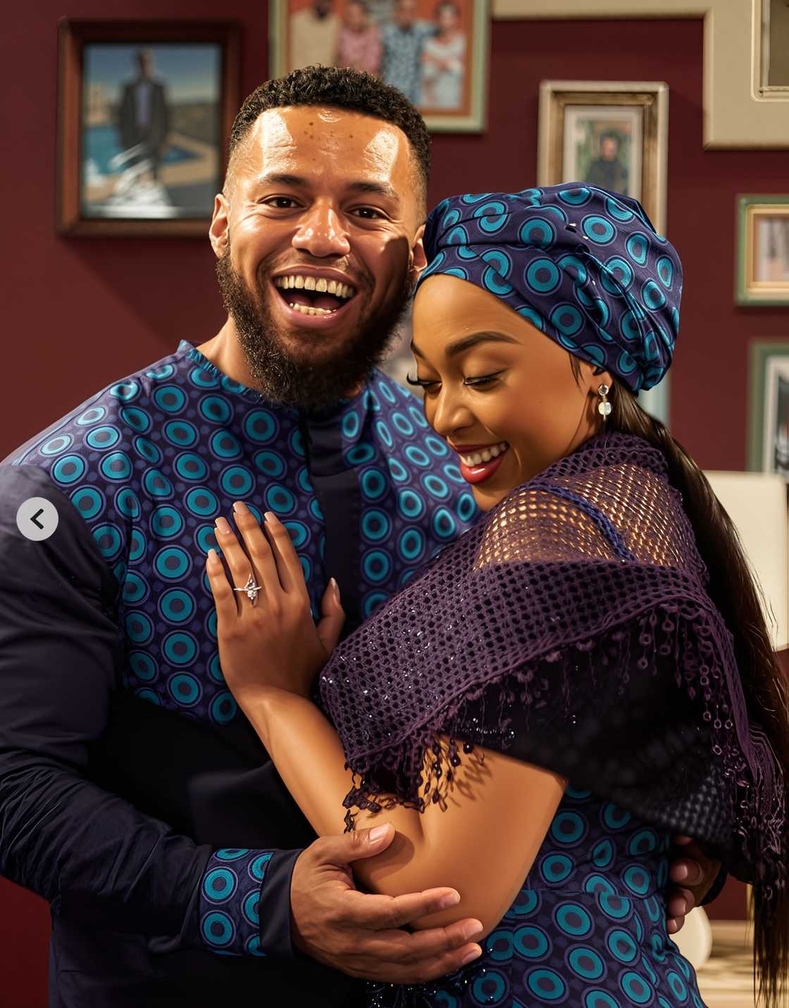 Pretty and Lehasa recently got married