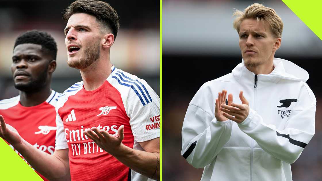 Odegaard, Rice among top 6 Arsenal Players Who Could Miss Tottenham tie