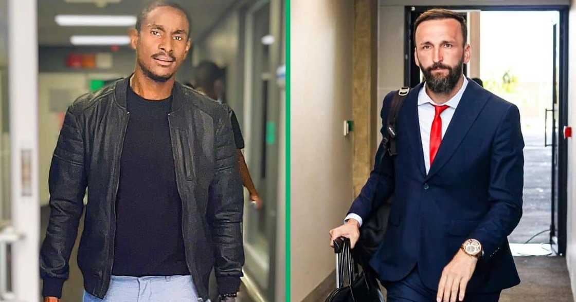 Rhulani Mokwena and Sead Ramovic Rhulani Mokwena and Sead Ramovic