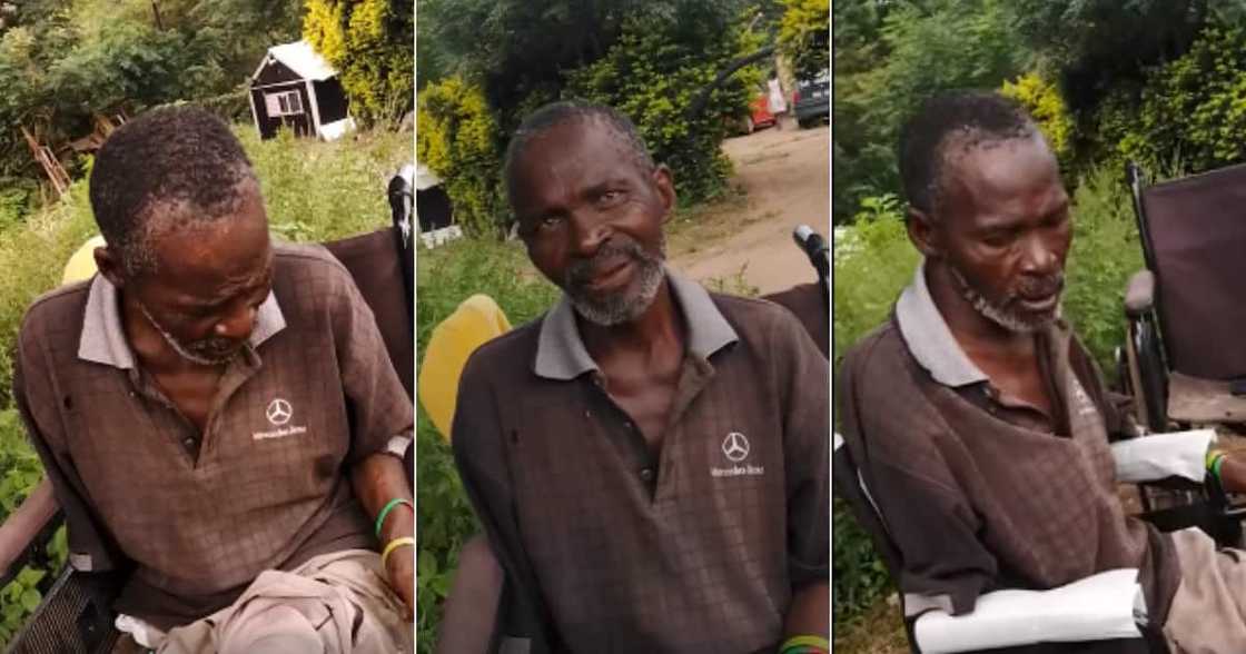 BI Phakati, old man, Wheelchair, Video, Heartwarming, Inspirational, Social media reactions BI Phakati, old man, Wheelchair, Video, Heartwarming, Inspirational, Social media reactions