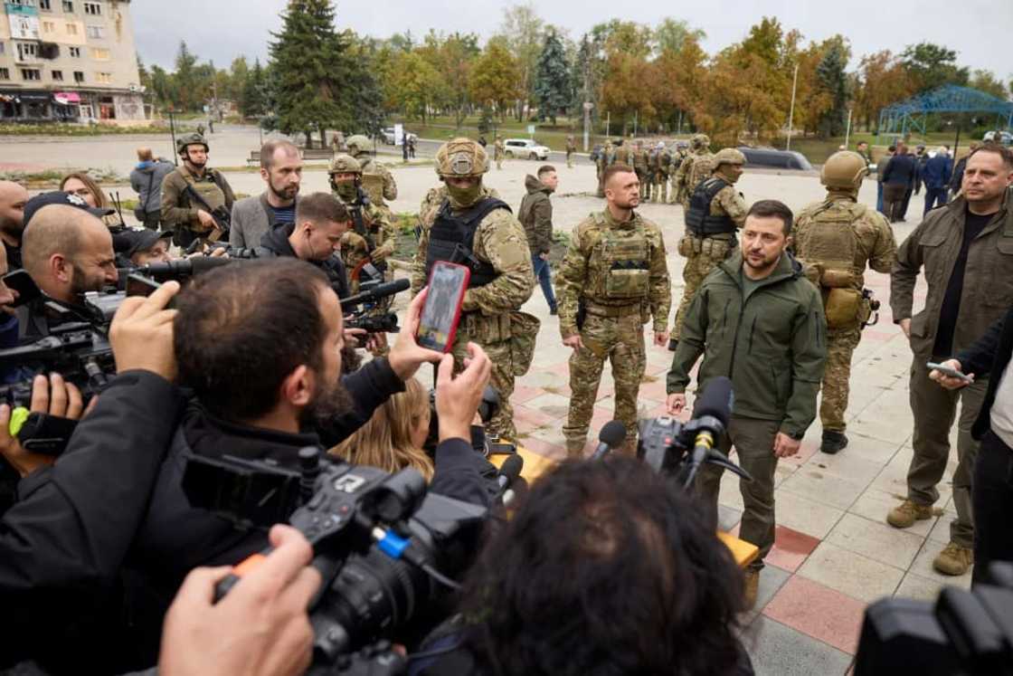 President Volodymyr Zelensky visited the city President Volodymyr Zelensky visited the city