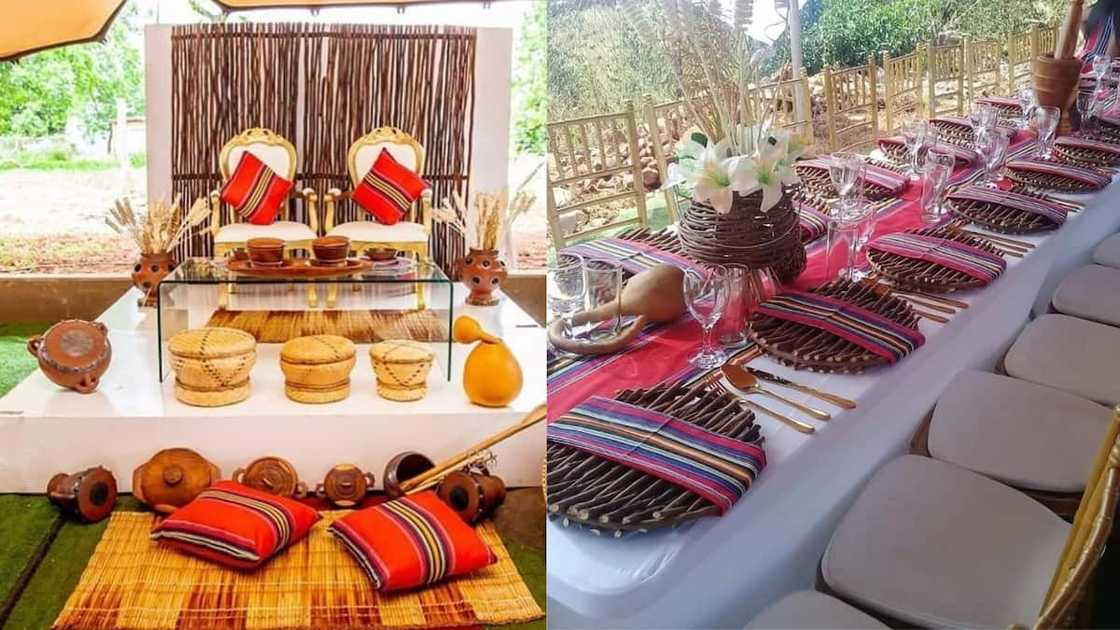 Sotho traditional wedding décor