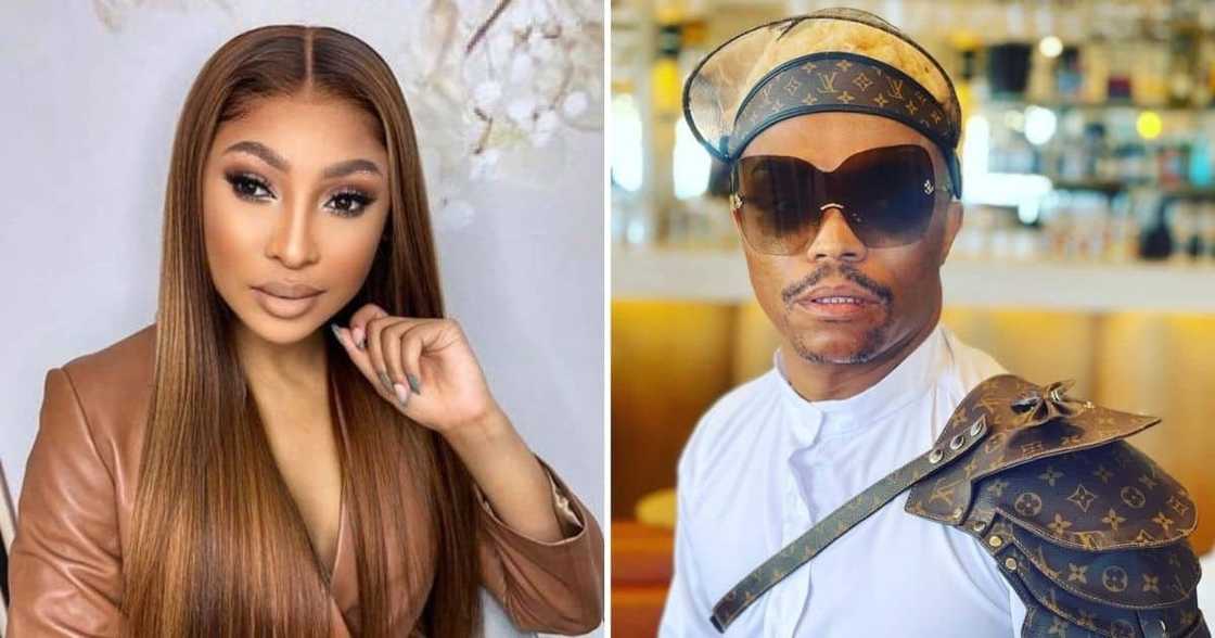 Enhle Mbali and Somizi Mhlongo