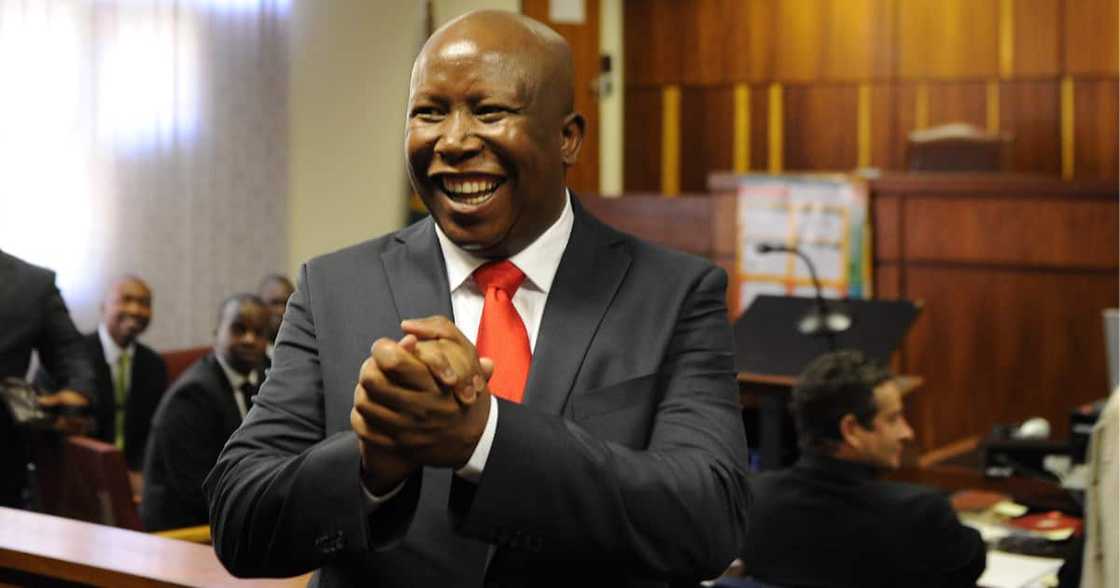 EFF leader Julius Malema appears in Polokwane Magistrates Court on September 26, 2012