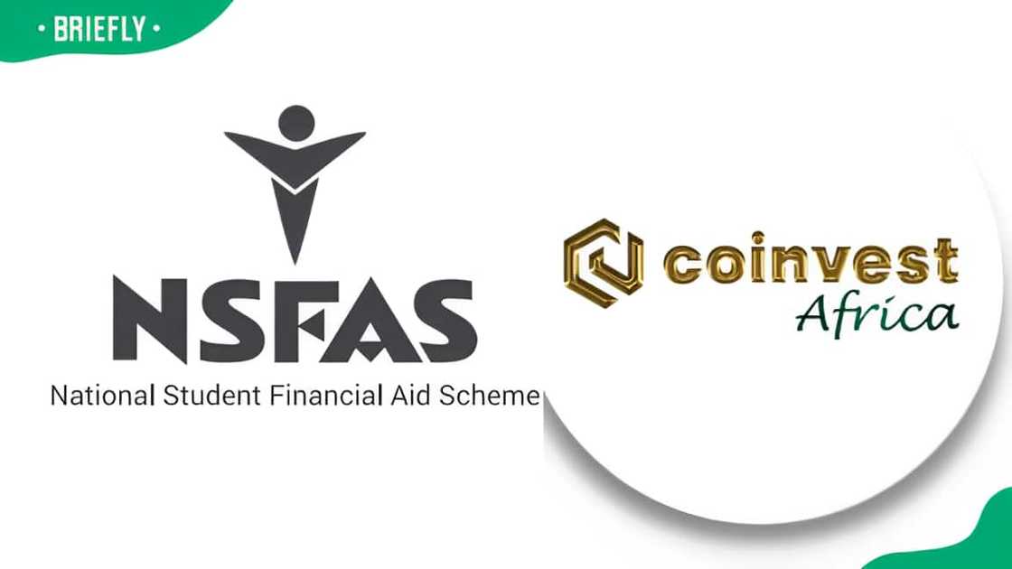 NSFAS and Coinvest official logos NSFAS and Coinvest official logos