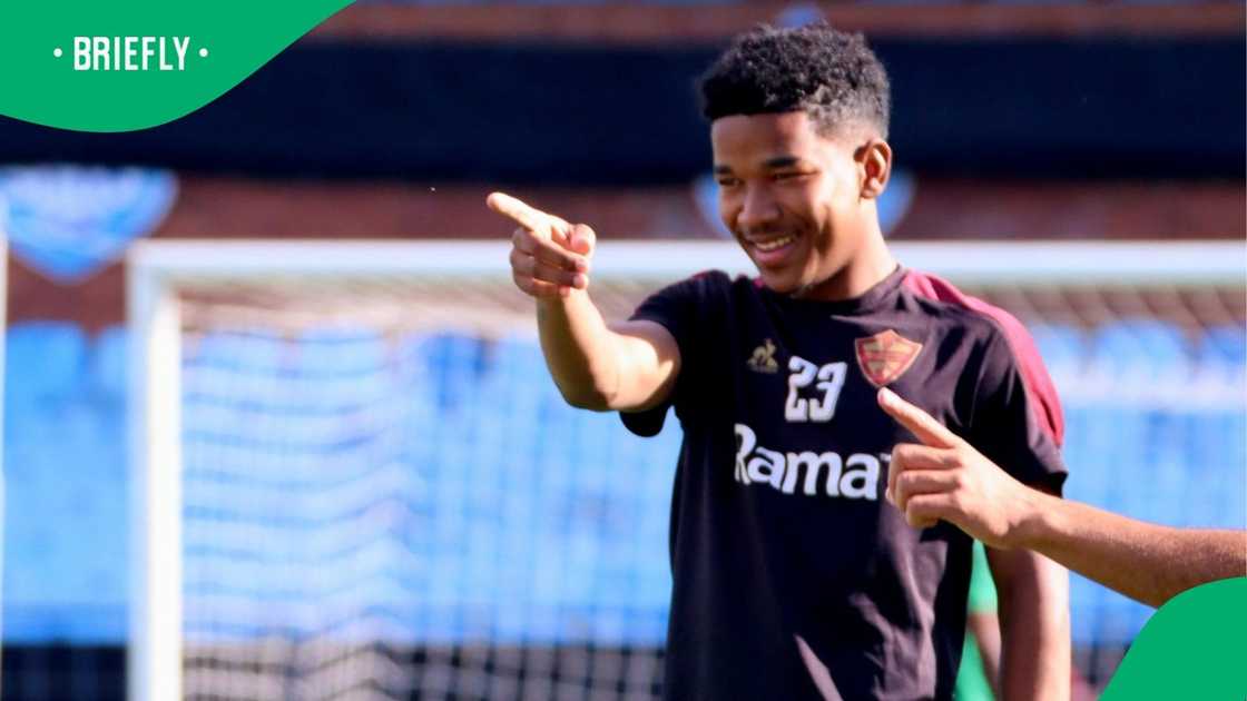 Mamelodi Sundowns announce the arrivals of Jayden Adams. Mamelodi Sundowns announce the arrivals of Jayden Adams.
