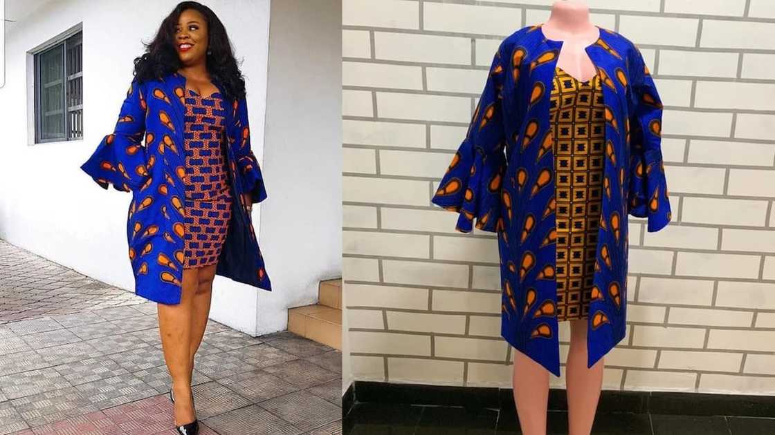 Mini gown with matching kimono Mini gown with matching kimono