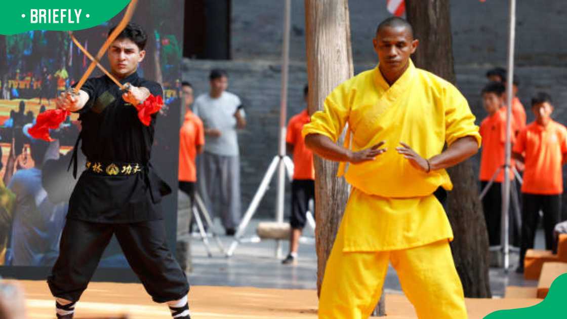 Martial arts practitioners compete for the "2024 World Shaolin Kung Fu Star Martial arts practitioners compete for the "2024 World Shaolin Kung Fu Star