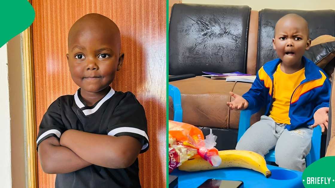 The toddler eagerly went to fetch the things he was sent to get, but eventually called out to his mom, saying he was tired