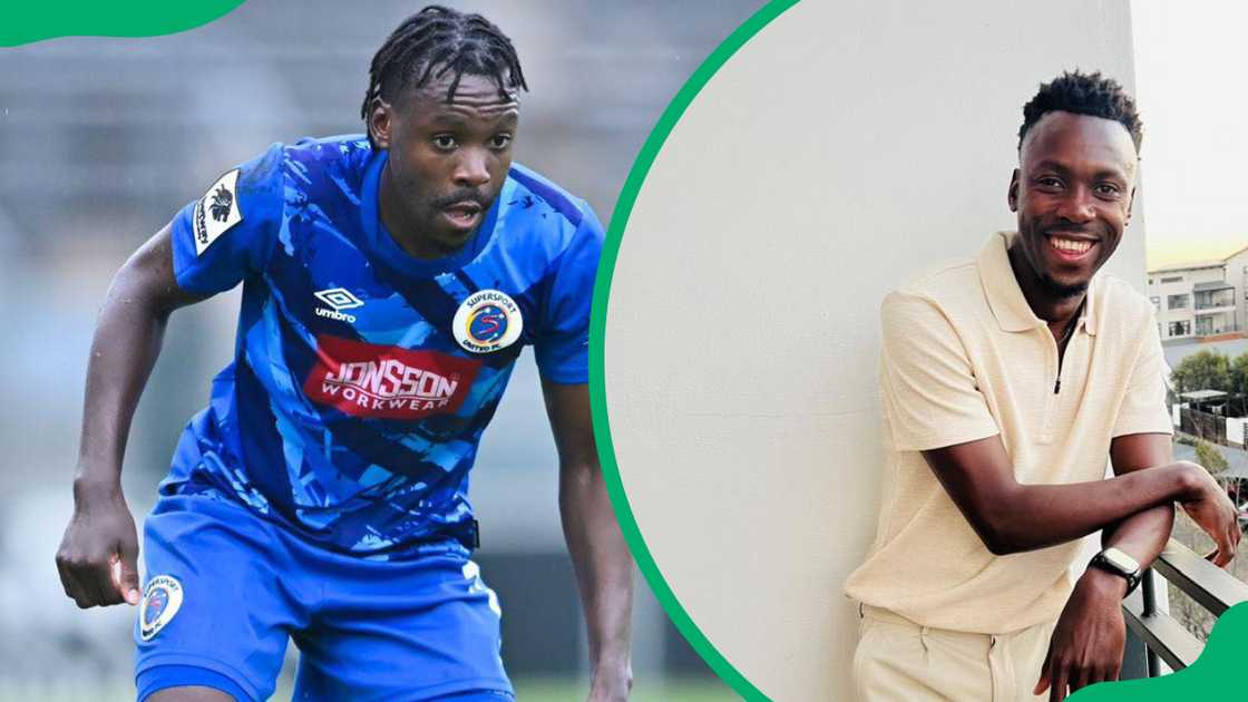 Gamphani Jones Lungu is a forward for Siwelele FC Gamphani Jones Lungu is a forward for Siwelele FC