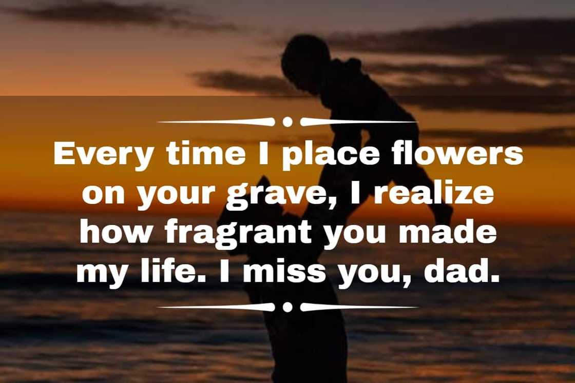 Emotional Father's Day wishes to deceased dad